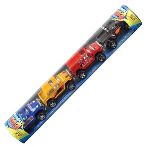Zoo-Themed Pull-Back Toy Trucks — Set Of 4 Interactive Vehicles 1
